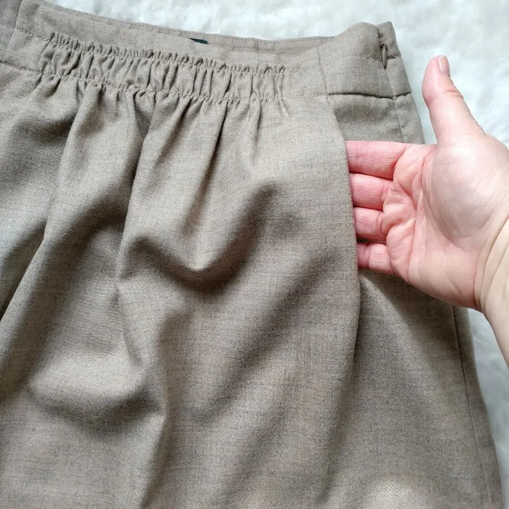 J. Crew Wool-Blend Mini Skirt Size 0